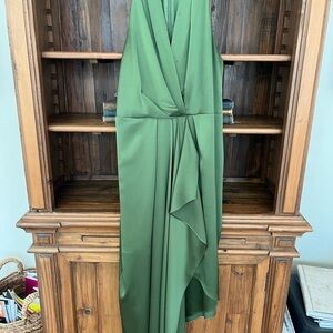 Alex Marie Asymmetrical Dress in Green